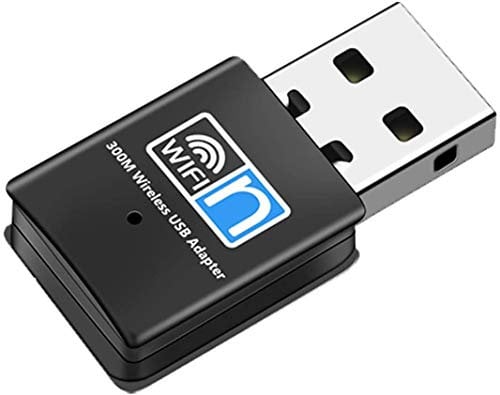 Multibao 300Mbps Wireless Network USB WiFi Dongle 802.11 B/G/N Adapter for PC Laptop compatible with Windows XP/VISTA / WIN7 / WIN 8 / WIN10 / MAC/LINUX