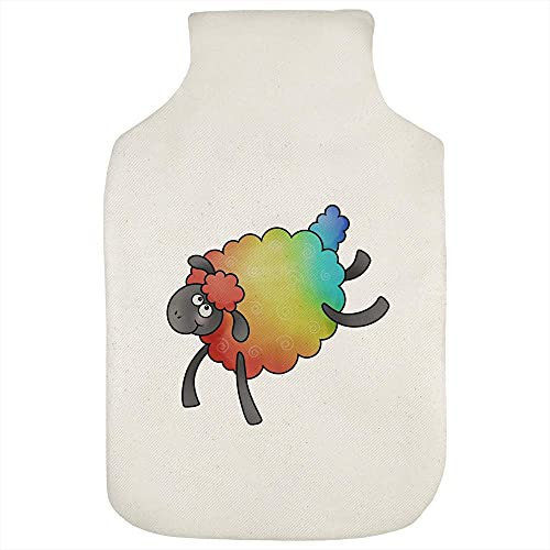 'Rainbow Sheep' Hot Water Bottle Cover (HW00019453)