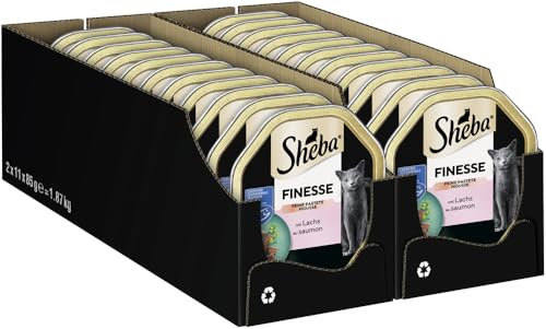 SHEBA® Schale Finesse Pastete/Mousse mit Lachs MSC 2 x 11 x 85g