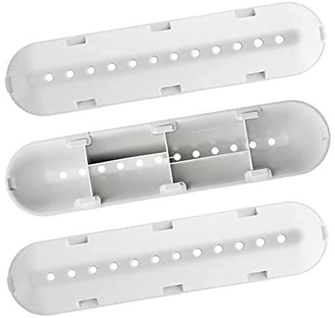 Aspares Lot de 3 aubes de tambour pour machine à laver Indesit - Référence : C00064789 - 12 trous