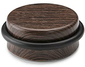 Selbstklebender Kunststoff-Metall Türstopper (Afrikanische Wenge)