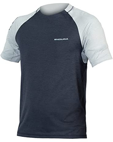 Endura MTB-Jersey Kurzarm SingleTrack Blau Gr. L