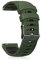 CeiBand Silikon Armband für Anstoßbreite 20mm, Weich Sport Herren Damen mit Edelstahlschnalle Uhrenarmband Ersatzband für Samsung Amazfit Huawei Garmin Ticwatch Uhr Smartwatch - Grün/Schwarz