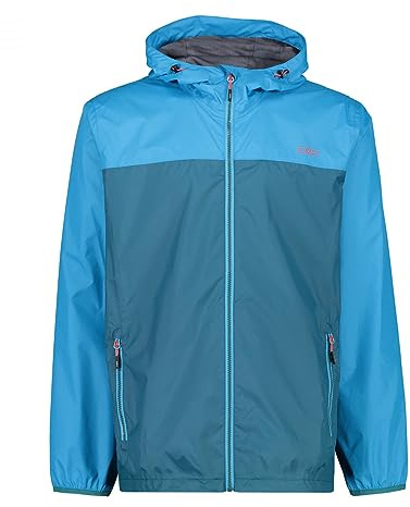 CMP - Regenjacke für Herren mit Kapuze, Tiefer See, 54