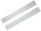 Air Vent Ventilation Grille, 2 Pcs Air Vent Ventilation Grille Aluminium Alloy Rectangular Vent Plate for Cabinet Shoe Cabinet Closet Slim Air Vents(80 * 600mm)
