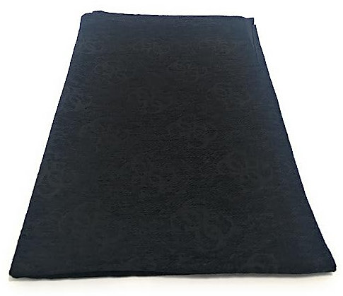 Sciarpa Guess Vezzola velvet scarf unisex black C24GU27 AM9324VIS03 NERO