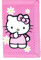 Hello Kitty Trifold Geldb rse mit gesticktem Punktemuster, Pink, Geldb rse