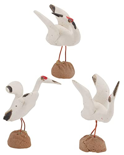 BESPORTBLE 3pcs Micro Landscape Decor Miniature Ceramic Garden Ornament Bonsai Flowerpot Decoration for Bonsai Pots and Trays Random Style