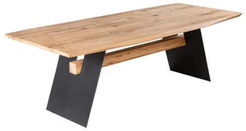 Riess Ambiente Design Esstisch Grand Oak 200cm Natur Eiche Massivholz Esszimmertisch Küchentisch Holztisch