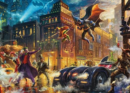 Ceaco - Thomas Kinkade - DC Comics - Justice League - The Dark Knight - Puzzle mit 1000 Teilen