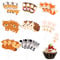 Wald Tier Party Kuchendeckel Woodland Cupcake Topper Dessert Picks für Babyparty Kindergeburtstag - 24 Stücke, Umweltfreundliche Tortenaufsätze, Ideal zur Dekoration von Kuchen und Cupcakes
