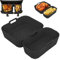 PAMATIO Air Fryer Accessories for Tefal EY901840 Tower T17099 Lakeland Salter Ek5729 Air Fryer, Reuseable Air Fryer Silicone Liners for Large&Small Dual Drawer Air Fryer (5.2L/3.1L Black)