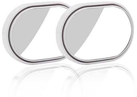 2 Stück Toter-Winkel-Spiegel, für Jeep Renegade wasserdicht runde Form Weitwinkel Auto-Außenspiegel,A