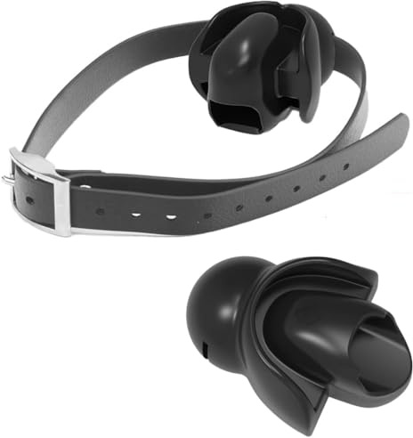Silikon Zungenknebel Zungenfixierung – Daggermouth BDSM Knebel Fetisch SM | Zungenknebel & Gagging Maske – Kunstleder Riemen, unisex – kinky Bondage, Dom & Sub, Mundsperre & Kontrolle