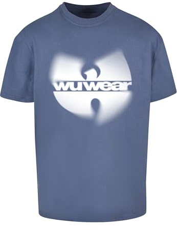 Wu Wear Herren Faded Logo Oversize Tee vintageblue, M