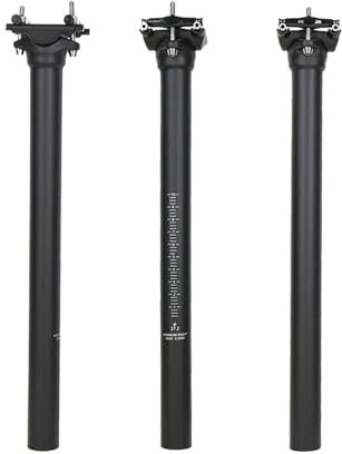GSJNHY Carbon-Sattelstütze 27,2/30,9/31,6 mm MTB/Rennrad Carbon-Sattelstütze Titanschrauben Leichtes 130 g Sattelrohr(30.9x400mm)