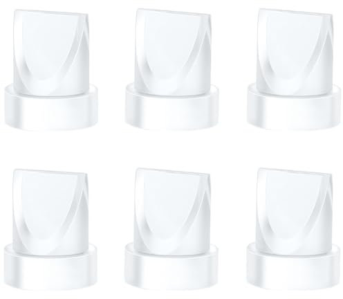 6 Pieces Duck Bill Valves for Momcozy M5/M6/V1 Pro/V2 Pro Portable Breast Pump Replacement Parts Breastfeeding Accessories Spare Parts Breast Pump Accessories for Momcozy Breast Pump