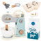 Toy Mixer, Blender Toy, Food Mixer Accessories, Wooden Kitchen Set, Realistic Role Play, Cooking Toy for Girls Aged 3 to 5 Years