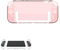CERFFOOL Cover PC trasparente per Nintendo Switch 2 e Joy Con custodia di protezione antigraffio resistente agli urti resistente (rosa)