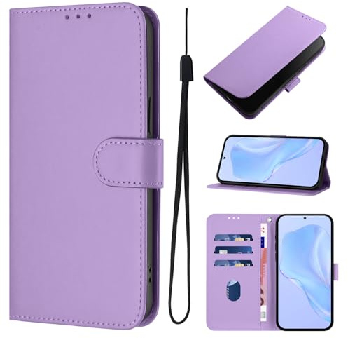 SIYOPINPFY Brieftasche Handyhülle für iPhone 6 Plus/iPhone 7 Plus Hülle - Premium Mode Leder Klappbar Tasche Magnet [3 Kartenfächer] Standfunktion Klapphülle Schutzhülle für iPhone 8 Plus - Lila YBD
