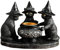 Gothic Candle Holder - Medieval Cast Iron Candelabra, Ornate Pillar Stand | Evokes Candlelight Mystical Ambiance, Create Dramatic Shadow, Perfect For Dining Table, Fireplace Mantel And Halloween Decor