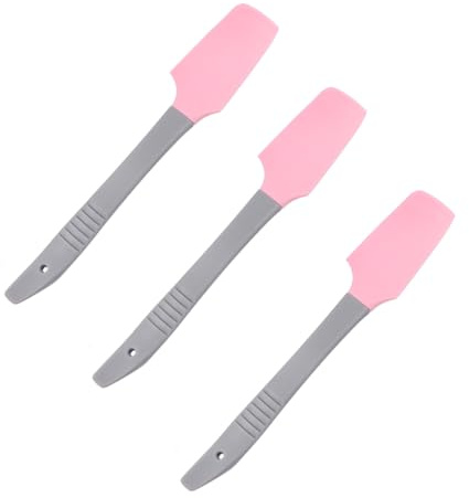 VALICLUD 3pcs Silicone Wax Spatulas Portable Multi-function Hair Removal Tool Smooth Surface Safe Waxing Accessories for Body Waxing and Wax Pot Cleaning Lightweight and Easy to Carry
