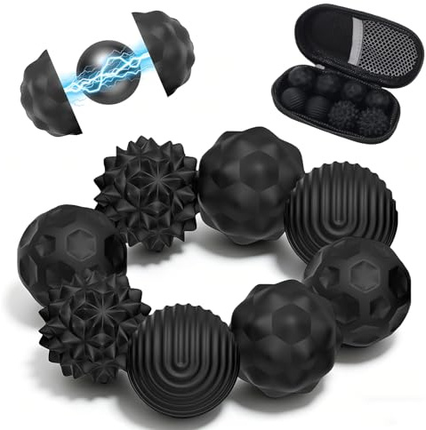 Magnetische Fidget Toys, Silikon Sensorik Spielzeug, 8 Stück,Schwarz | Stressabbau, Für Erwachsene und Kinder, Mit Autismus, ADHS und Angstzuständen