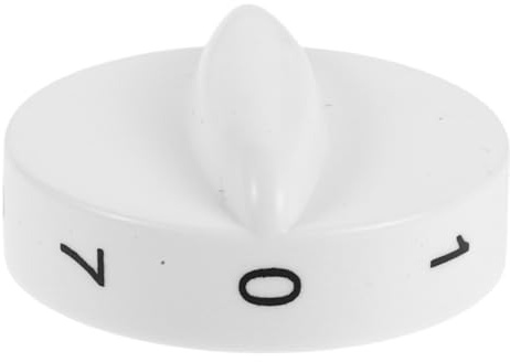 NUOBESTY Kühlschrank Thermostat Temperaturregler Kunststoff Drehknopf 6mm Ersatzteil Weiß für Gefrierschrank mit Stabilem Design und Einfacher Montage