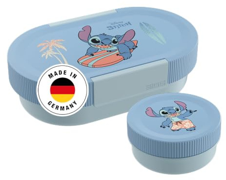 Sigg - Lumo Kinder Lunchbox Set 2 - Brotdose Kinder mit Fächern - Mikrowellen- & Spülmaschinengeeignet - BPA-frei - Leicht - Für Schule, Kita & Freizeit - 800ML