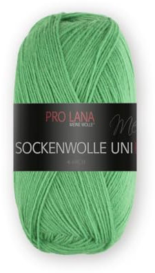 Pro Lana Sockenwolle Uni 4-fach 427 - grün