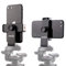 DaVoice Cell Phone Tripod Mount Vertical/Horizontal - Phone Tripod Attachment for iPhone Samsung Universal Adjustable Adapter Attachment/Attach Phone to a Tripod/Record Video/Take Pictures
