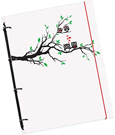 flexiNotes NOTIZBUCH A5, Typ: Eulen, dotted, 75 Blatt dotted - Ring S