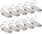 32GB Pendrive 10 Piezas - Portátil Memoria USB 2.0 Regalo - Plata Giratorio Formas Llave USB (Llavero Adjunto)