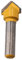 TCT V Groove Router Cutter Cutting Bit 12.7mm D 90 Degree Angle 1/4 Shank