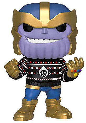 Funko POP! Bobble Marvel: Holiday - Thanos - Avengers Endgame - Collectable Vinyl Figure - Gift Idea - Official Merchandise - Toys for Kids & Adults - Movies Fans - Model Figure for Collectors