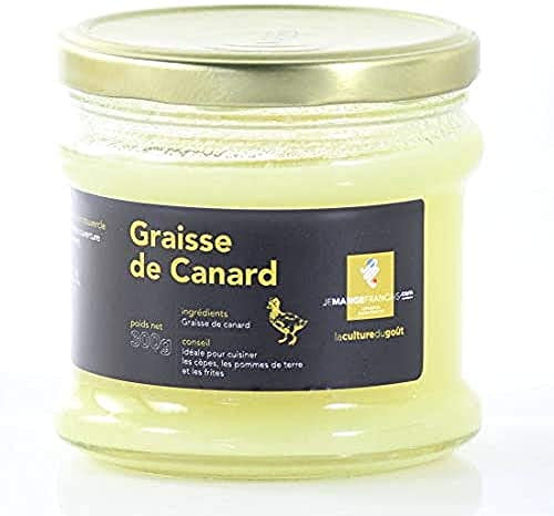 Jemangefrancais Graisse de Canard en Boite de Verre, 300 g, 1 Unité