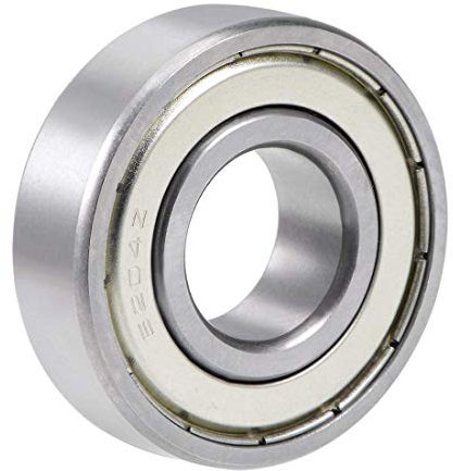 6204ZZ Kugellager, tief, 20 x 47 x 14 mm, doppelt geschirmt, Stahl verchromt