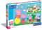 Clementoni 25263 Supercolor Peppa Pig – Puzzle 3 x 48 Teile ab 5 Jahren, buntes Kinderpuzzle mit besonderer Leuchtkraft & Farbintensität, Geschicklichkeitsspiel für Kinder