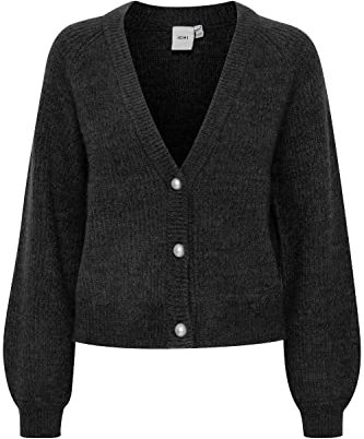 ICHI - IHMARIN CA2 - Cardigan - 20115031, Größe:XL, Farbe:Black Melange (1940081)