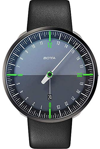 BOTTA UNO 24 – Einzeigeruhr mit 24-Stunden-Anzeige