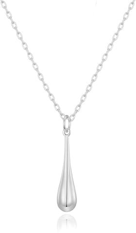 Philip Jones Silver Plated Teardrop Necklace