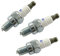 Flexparts - Set di 3 candele di accensione CMR6H, per decespugliatori e motoseghe, sostituisce NGK CMR6H 3365, Stihl 00004007011, Honda 31916-ZH0-003, Husqvarna 5310086-15 Bosch USR7AC