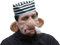 Sträfling Maske aus Latex - Partymaske Kalle Qualm - ideal für Halloween, Karneval & Motto-Party
