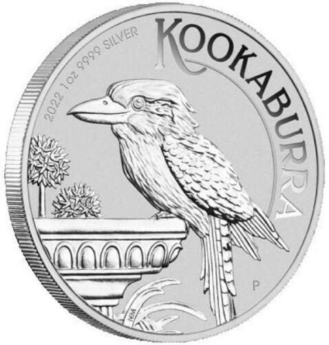 Kookaburra 2022 Silbermünze Silber Münze 1 Unze 1 oz in Münzkapsel