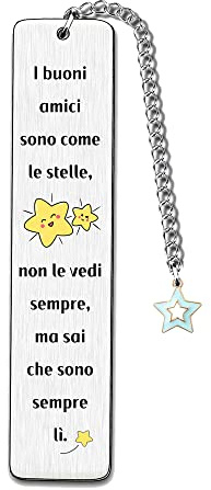 Lesezeichen Geschenk Beste Freundin Lesezeichen Benutzerdefiniertes Metall Besondere Geschenke Freundschaft Für immer Freunde Geschenk Geburtstag Abschluss Erinnerungen Sterne Weihnachten (Stern)