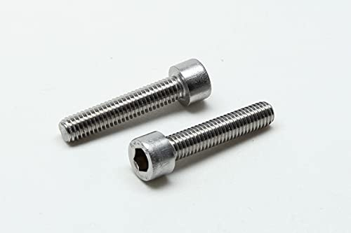 PD® Innensechskantschrauben M6x30 mm (DIN 912) | Zylinderschrauben A2 V2A | Rostfreie Edelstahlschrauben mit Innensechskant | ISO 4762, V2A rostfrei | 50 Stück