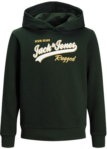 JACK & JONES Herren Kapuzenpullover Hoodie Sweat TXm-b2 (S, 93 Grün)