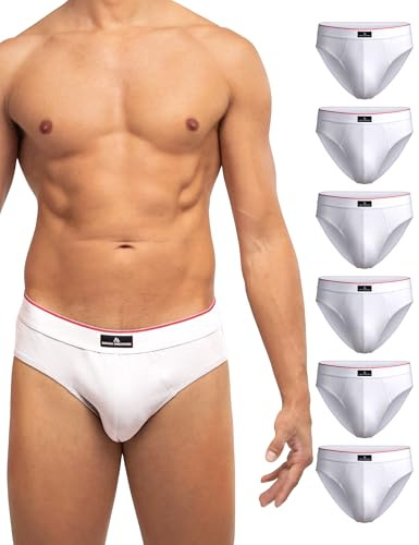 DANISH ENDURANCE 6er Pack Herren Slips, Klassischer Slip aus Baumwolle | Klassischer Slip aus Baumwolle, Weich, Atmungsaktiv & mit Stretch für Alltag und Sport, Herren Unterwäsche