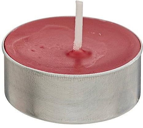 Atmosphera - 18 Bougies chauffe-plats Hugo H1,5cm rouge