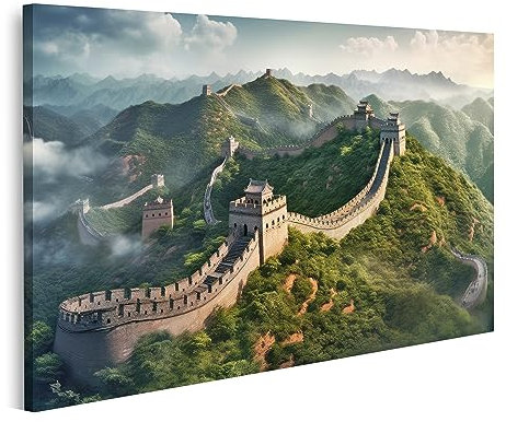 islandburner Bild auf Leinwand Chinesische Mauer China Reisefotografie Bilder Wandbilder Poster JDDG-1K